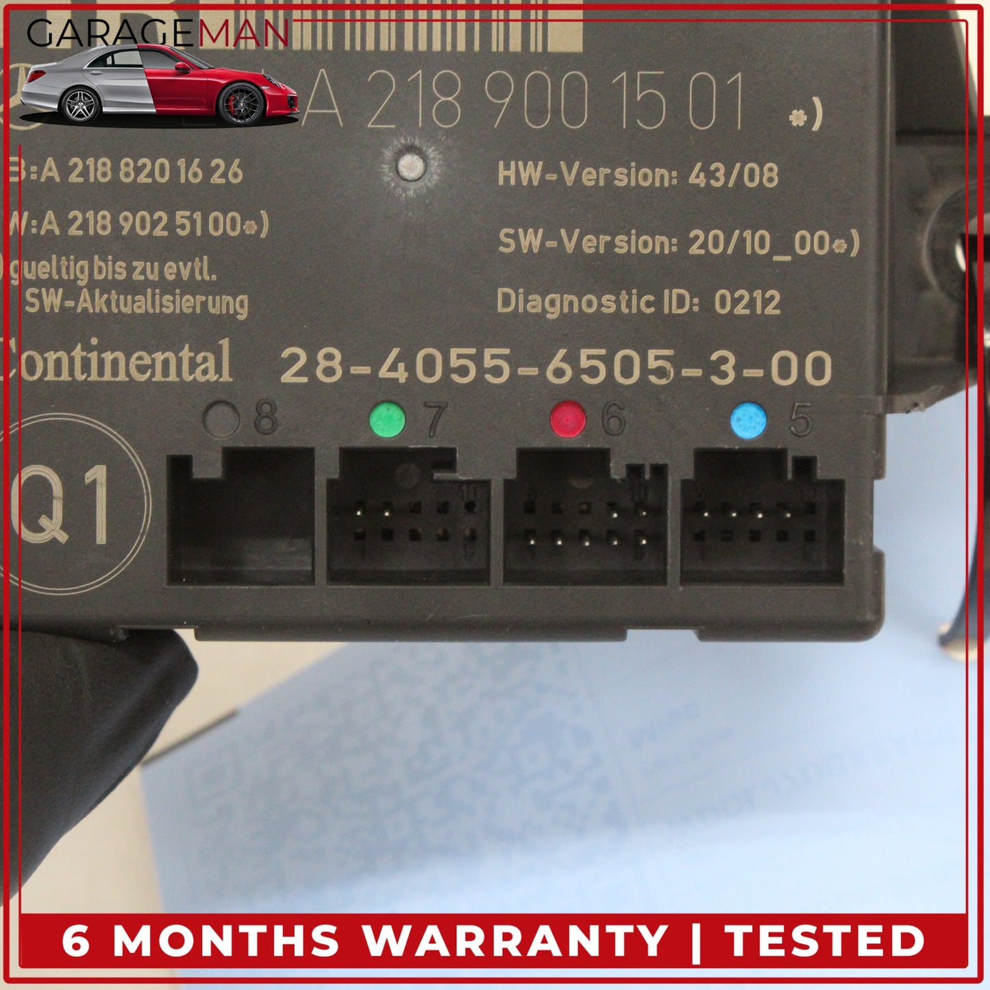 2008-2018 Mercedes-Benz CLS550 W218 Sedan Rear Right Passenger Side Door Control Module 2189001501 OEM