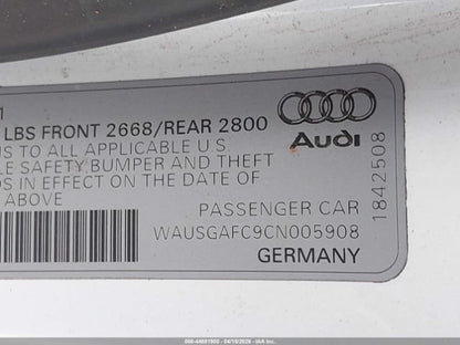 2012 Audi A7 4G