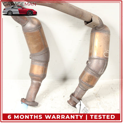 2014-2016 Land Rover LR4 L319 4WD Left & Right Exhaust Downpipe Set LR061666 OEM