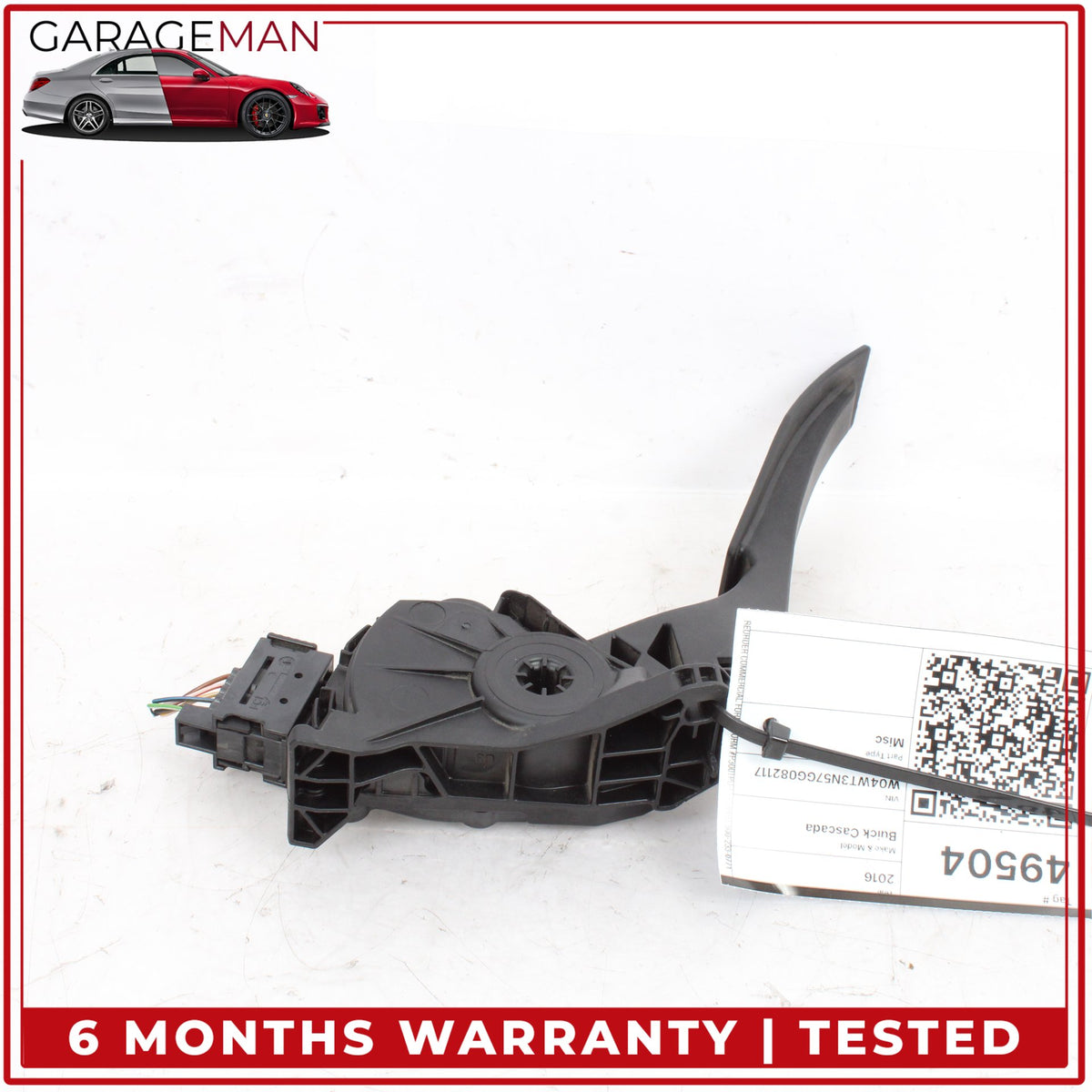 2016 Buick Cascada Convertible Accelerator Pedal 13252702 OEM