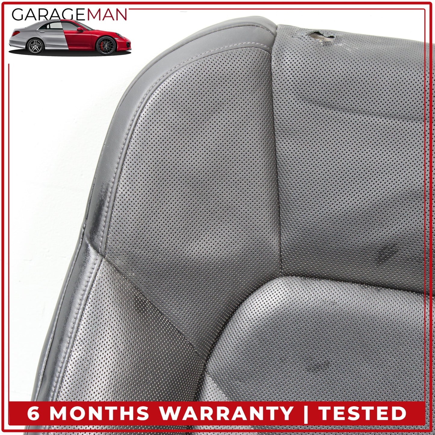 2011-2018 Porsche Cayenne 958 Front Right Side Top Upper Seat Cushion Black OEM