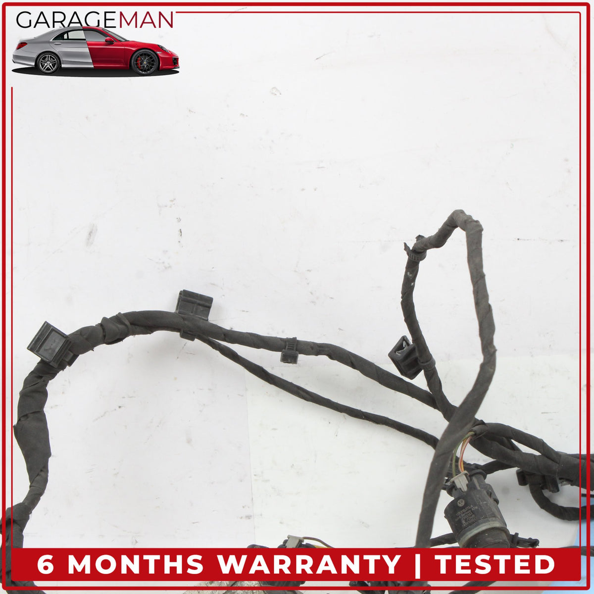 2015-2018 Audi A8 S8 Front Bumper Parking Sensor w/ Wire Harness 4H0971095AS OEM