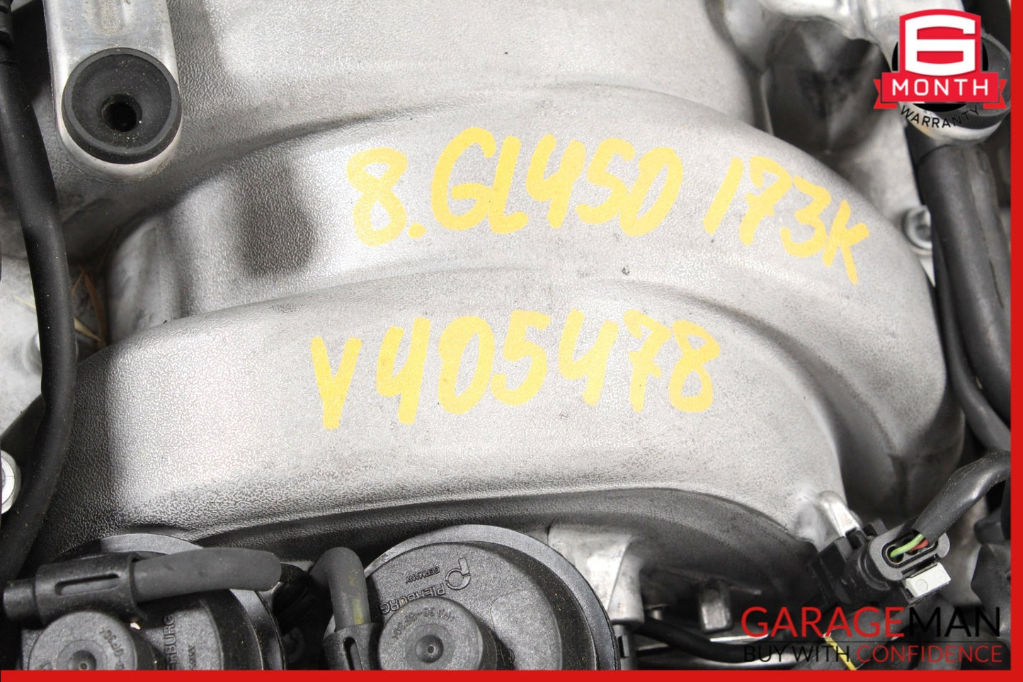 07-12 Mercedes X164 GL450 4.6L Engine Motor Block Assembly OEM 173K