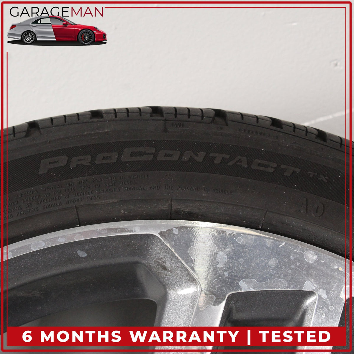2017-2020 Audi A3 S3 Front or Rear Wheel Rim w/ Continental Tire 8JX18H2ET46 OEM