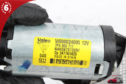2011-2018 Porsche Cayenne 958 Rear Glass Windshield Wiper Motor 7P5955711 OEM