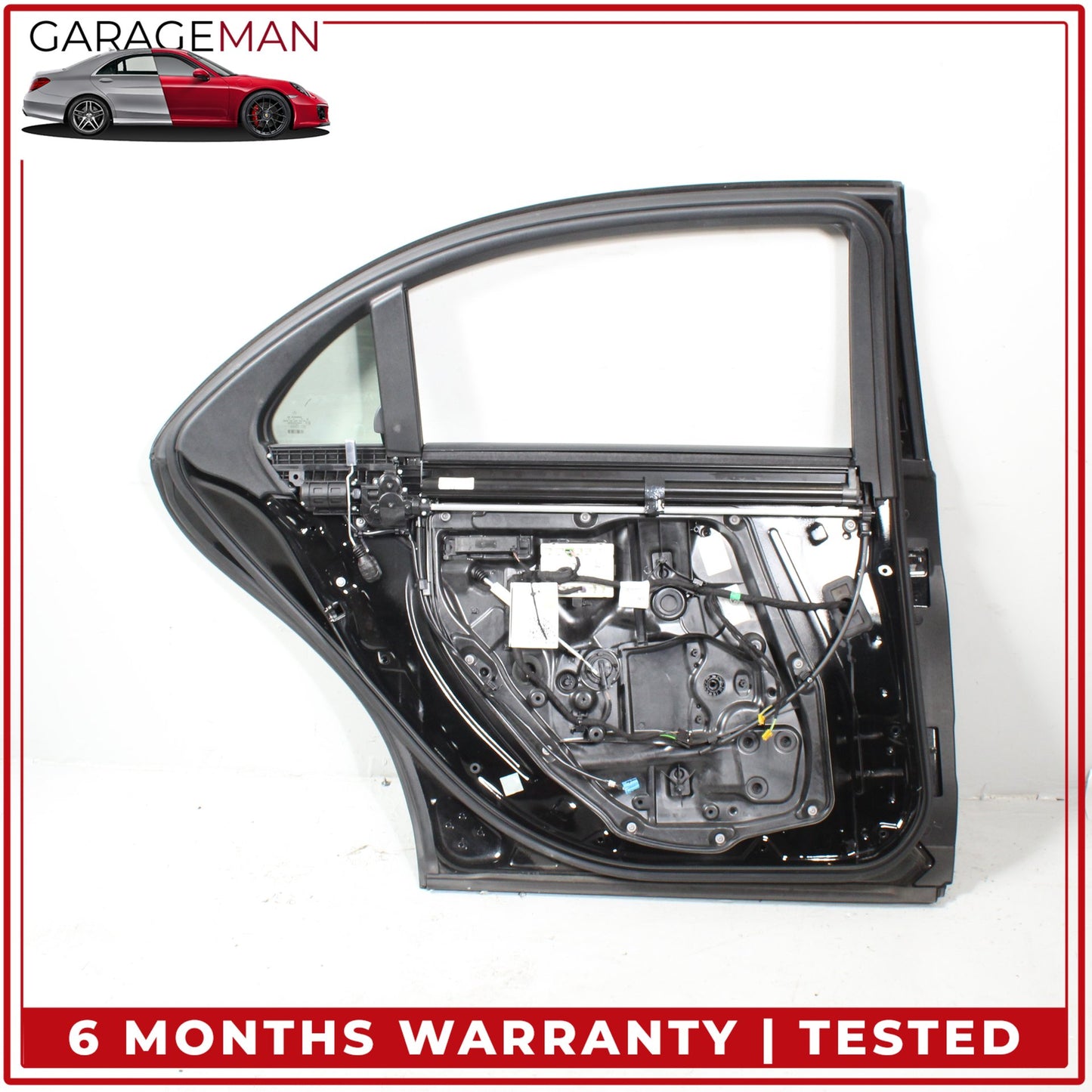 2014-2017 Mercedes W222 S550e S600 Rear Left Driver Side Door Shell Black OEM