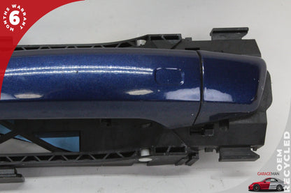 2015-2020 Audi A3 S3 RS3 Rear Left Driver Side Exterior Door Handle Blue OEM