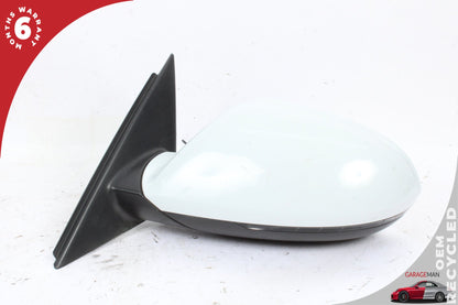 2012-2018 Audi A6 S6 Front Left Door Rear View Mirror w/ Blind Spot White OEM
