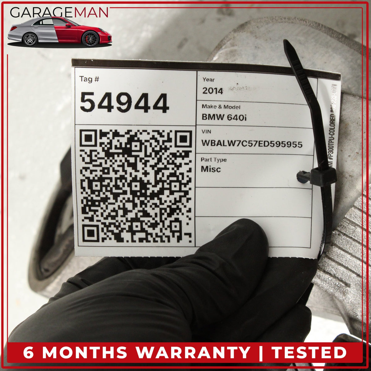 2010-2019 BMW 640i 650i F12 Rear Subframe Crossmember w/ Sway Bar 6799103 OEM
