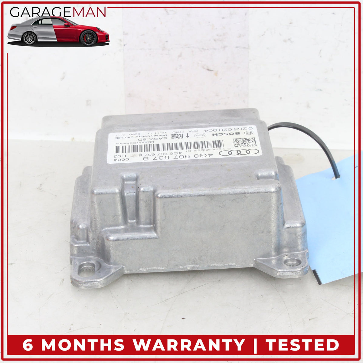 2012-2018 Audi A7 A6 Acceleration Yaw Rate Speed Sensor Module 4G0907637B OEM