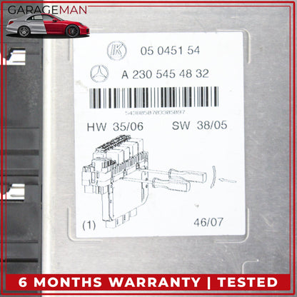 2003-2012 Mercedes R230 SL500 SL600 Front Left SAM Fuse Box Control Module OEM