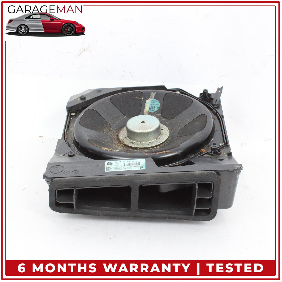 2012-2018 BMW 328i F30 Front Left and Right Side Underseat Subwoofer Speaker OEM