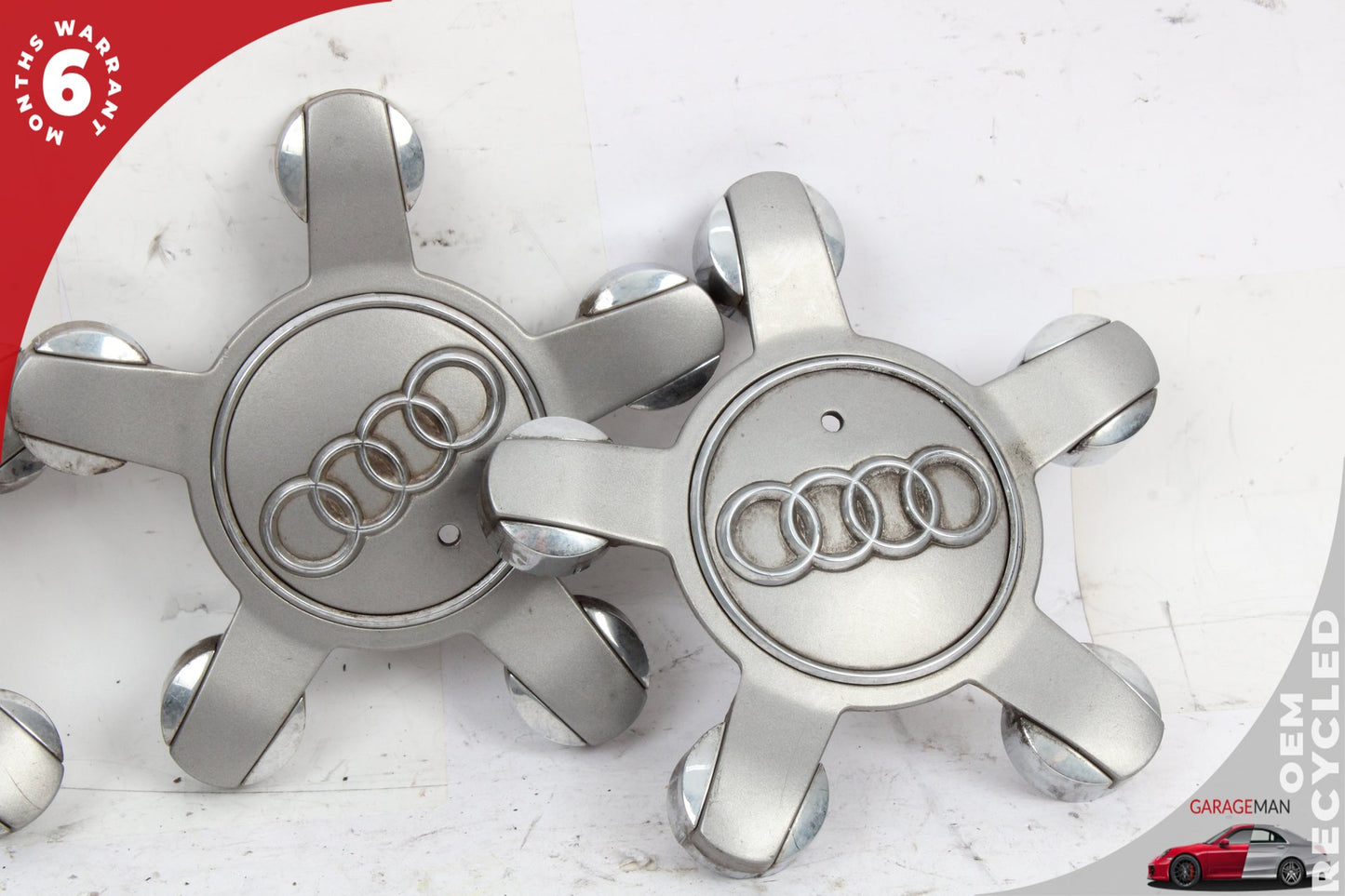 2012-2017 Audi Q5 8R Wheel Center Hub Cap Cover Set of 4 Pc 8R0601165 OEM