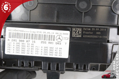 2015-2018 Mercedes W205 C300 Speedometer Instrument Cluster Gauge 2059000716 OEM