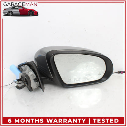 2015-2016 Mercedes W205 C300 Front Right Door Rear View Mirror w/ Blind Spot OEM