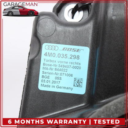 2017-2024 Audi Q7 Front Rear Left & Right Audio Sound Speaker Subwoofer Set OEM