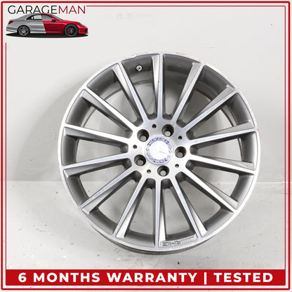 2015-2023 Mercedes W205 C300 Rear Side Wheel Rim 8.5JX19 H2 ET52 2054011400 OEM