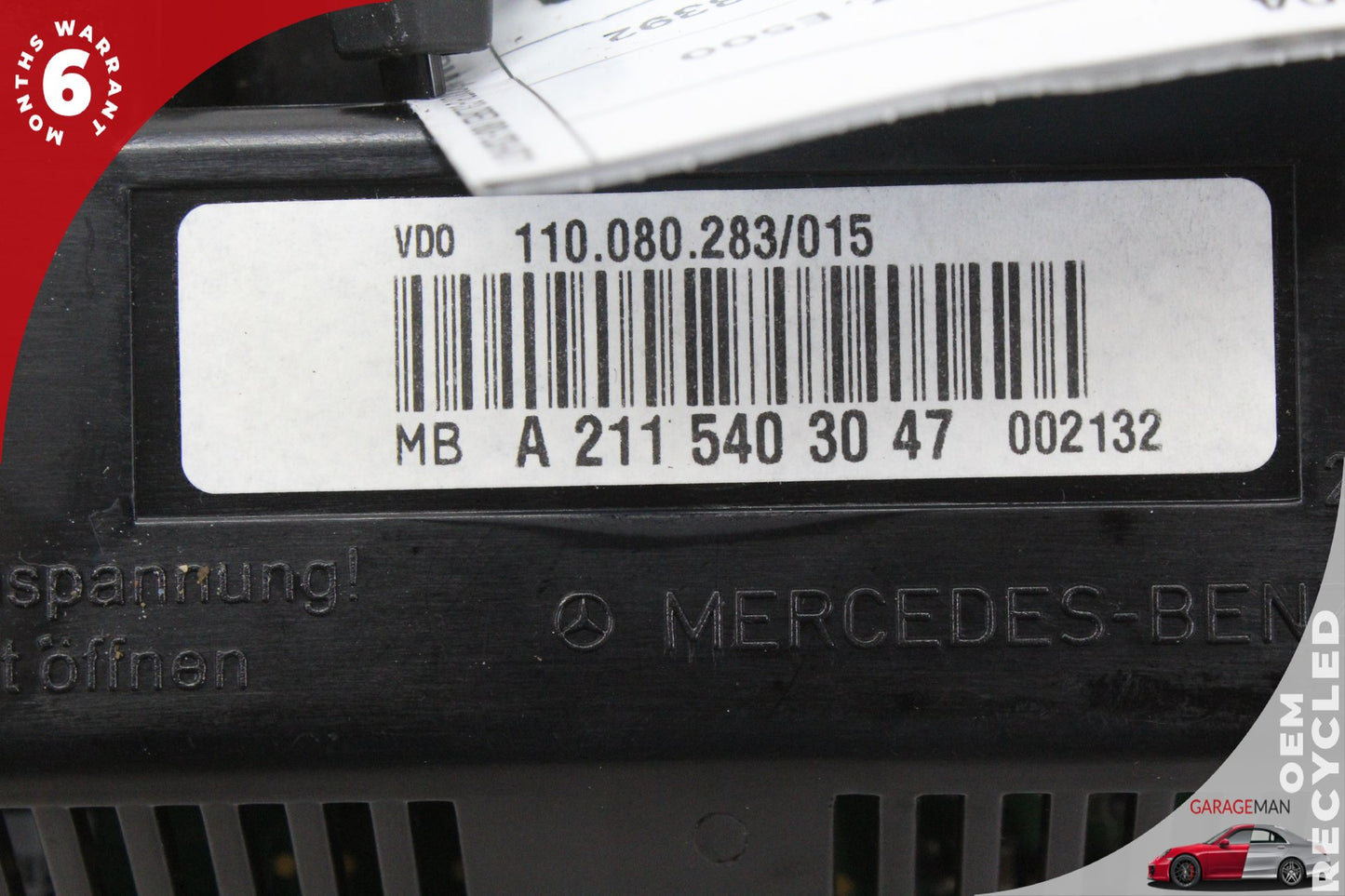 2003-2006 Mercedes W211 E500 Speedometer Instrument Cluster 2115403047 OEM
