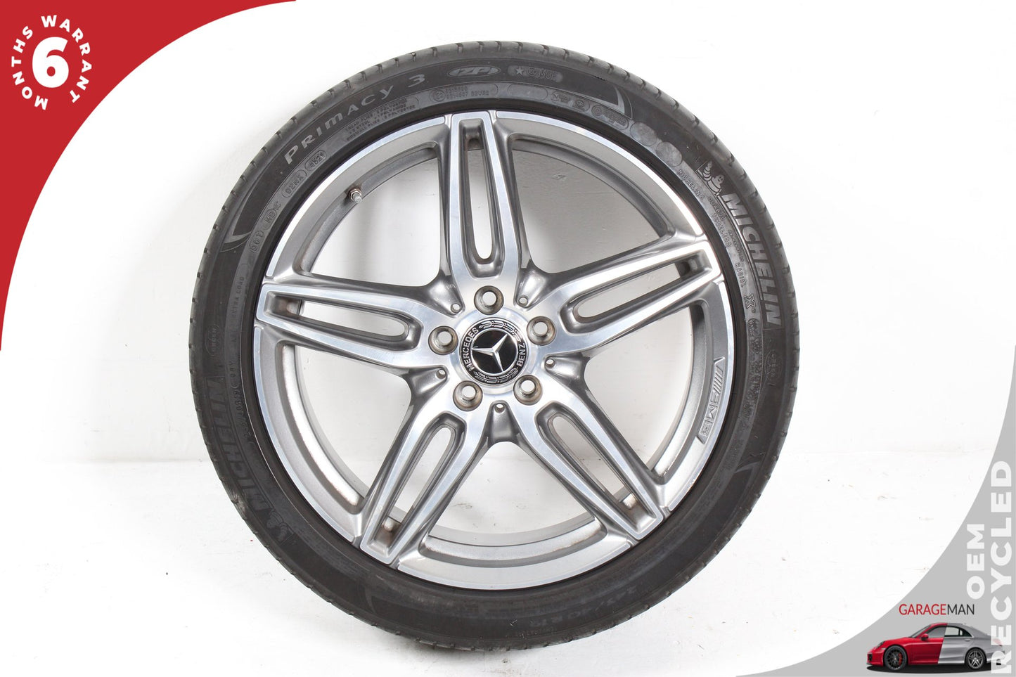2016-2023 Mercedes W213 E300 Front Wheel Rim w/ Tire 8JX19H2 ET43 2134012000 OEM