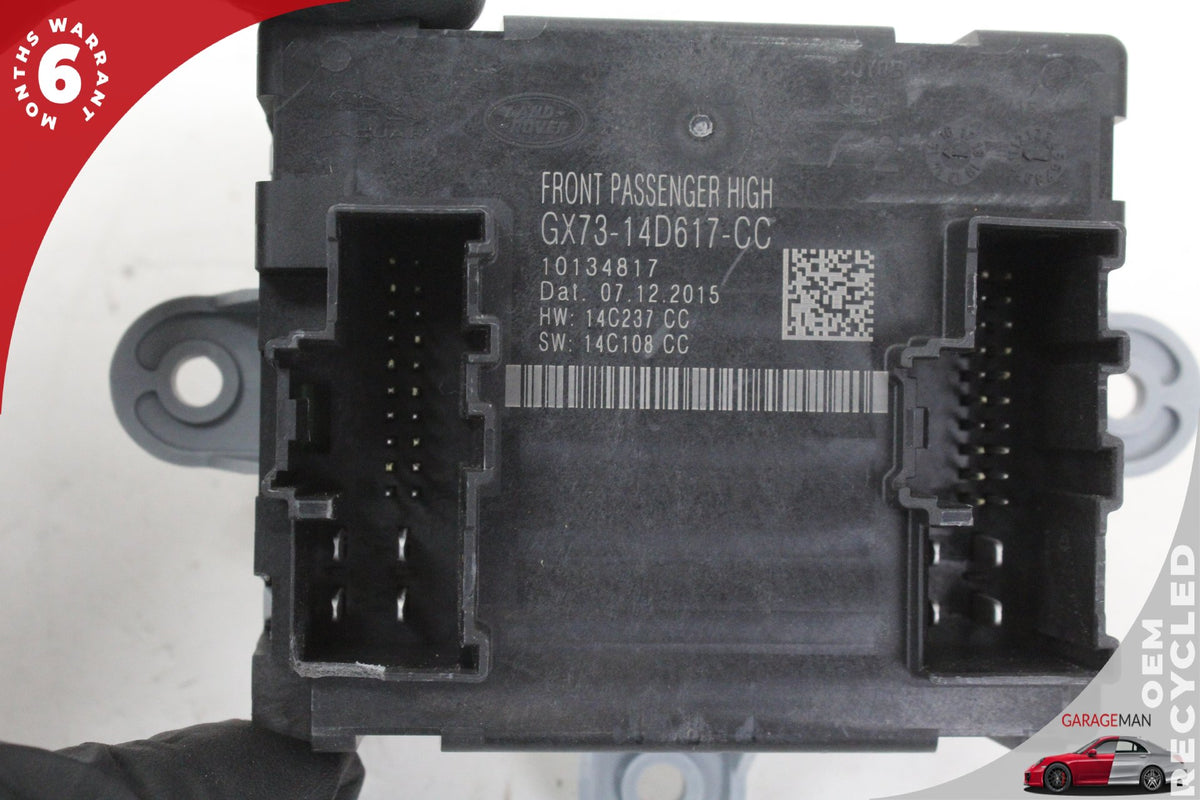 2016-2020 Jaguar XF X260 Front Right Side Door Control Module GX7314D617CC OEM