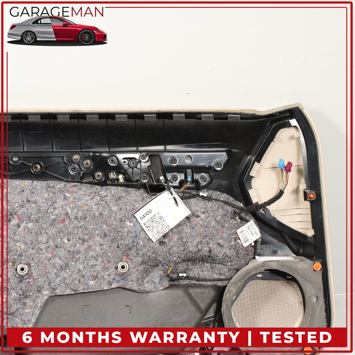 2014-2017 Mercedes C207 E400 Coupe Front Right Side Door Trim Panel Beige OEM