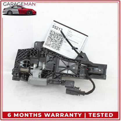 2007-2015 Audi Q7 Front Right Side Exterior Door Handle White Metallic OEM