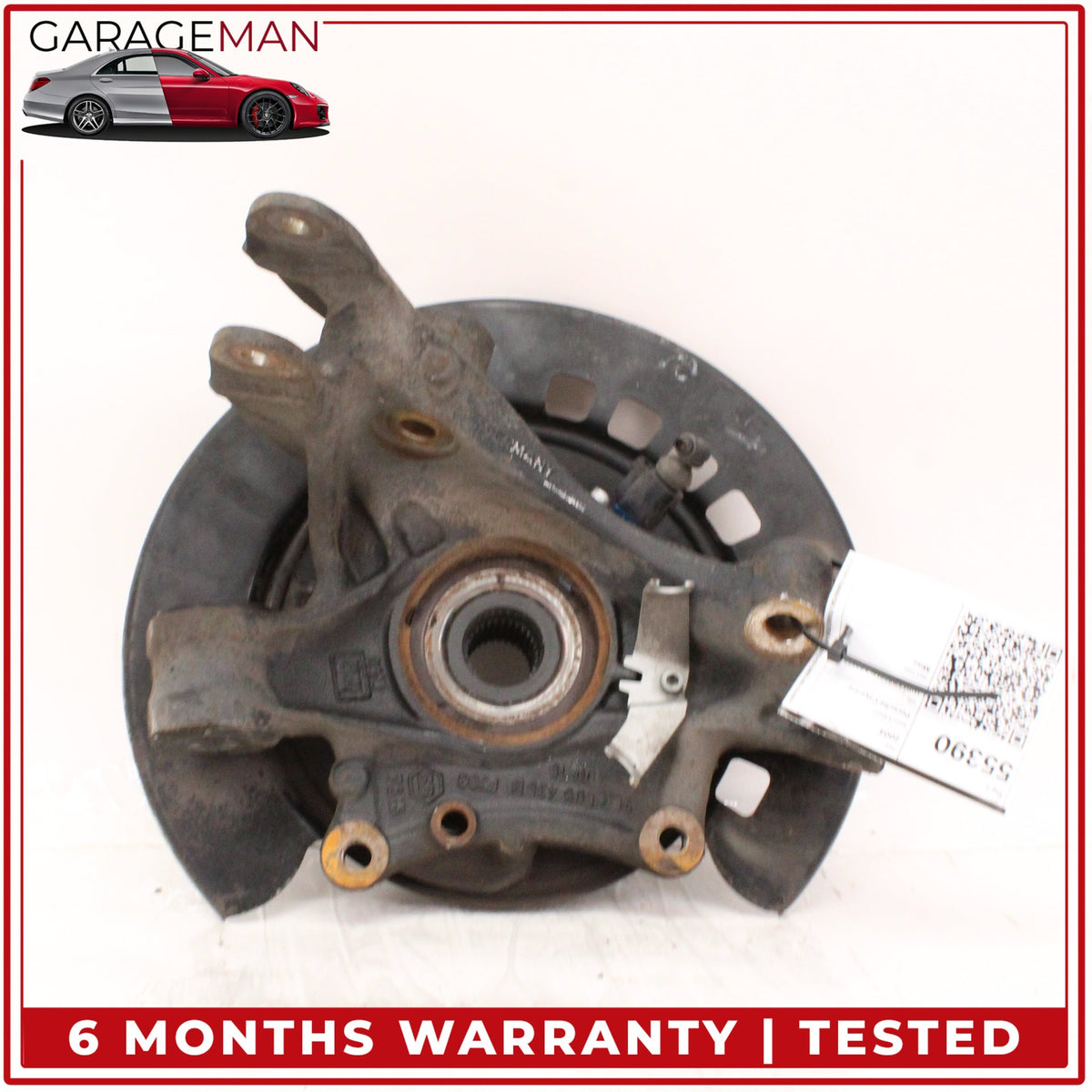 2003-2010 Porsche Cayenne 955 957 Rear Left Side Spindle Knuckle Wheel Hub OEM