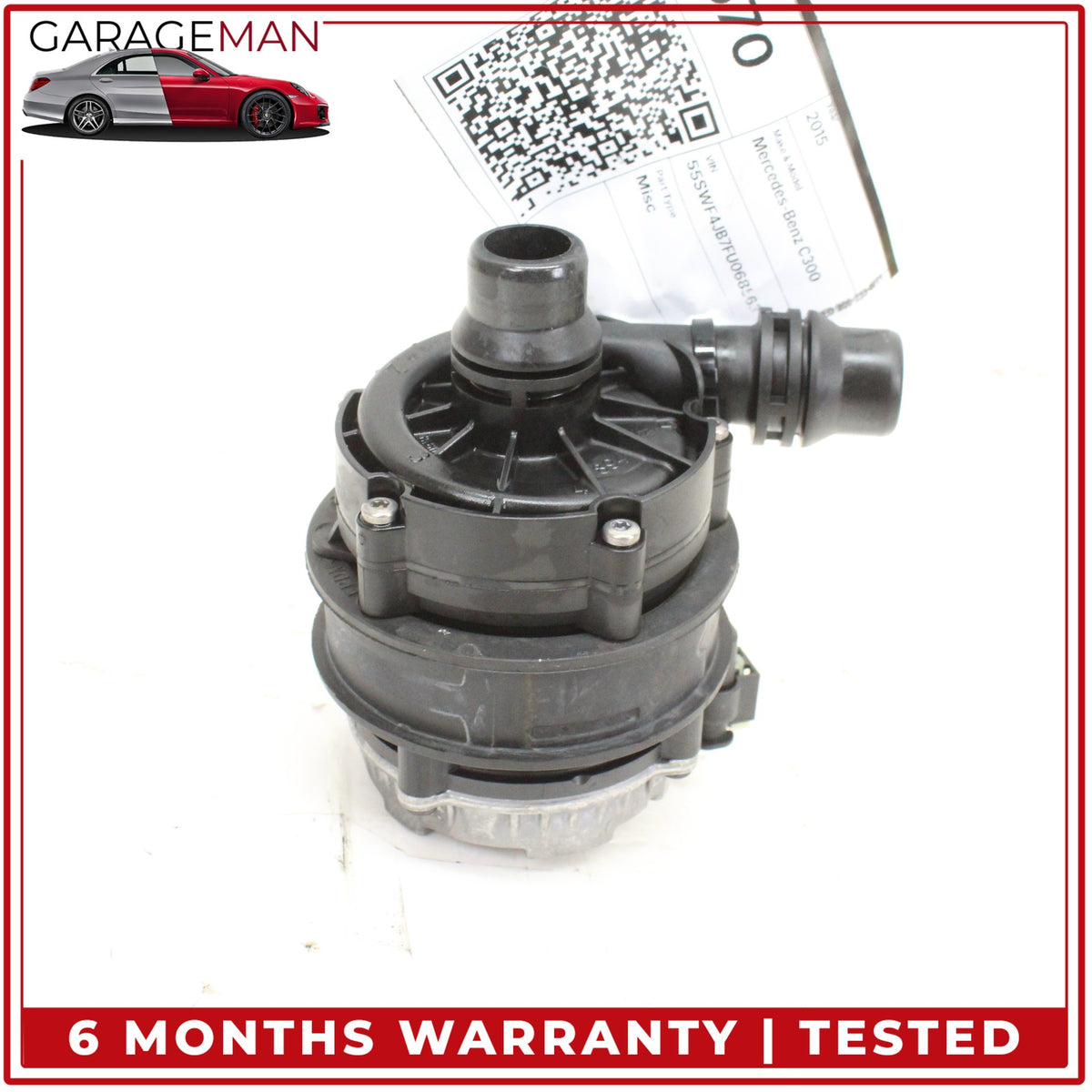 2015-2021 Mercedes W205 C300 Auxiliary AUX Circulation Water Pump 0005002686 OEM