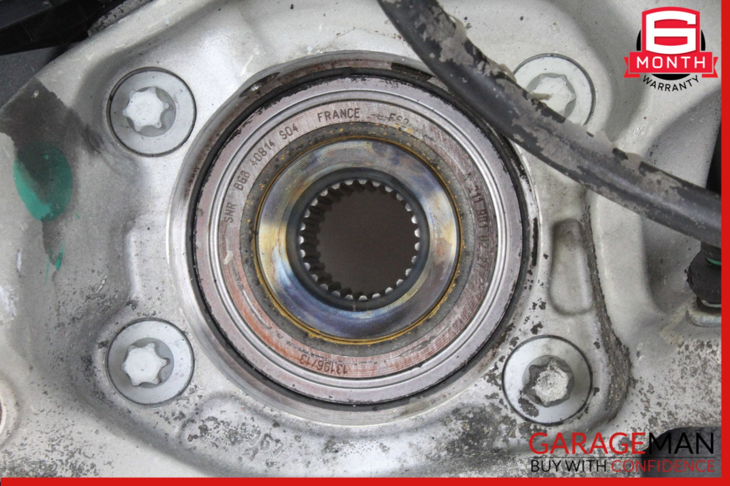 08-18 Mercedes W212 E250 Rear Right Side Spindle Knuckle Wheel Hub Bearing OEM
