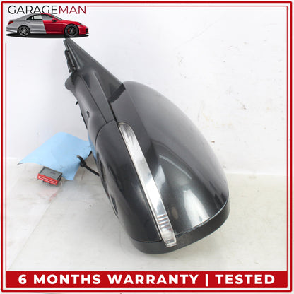 2010-2015 Jaguar XF X250 Front Left Side Door Rear View Mirror w/ Blind Spot OEM