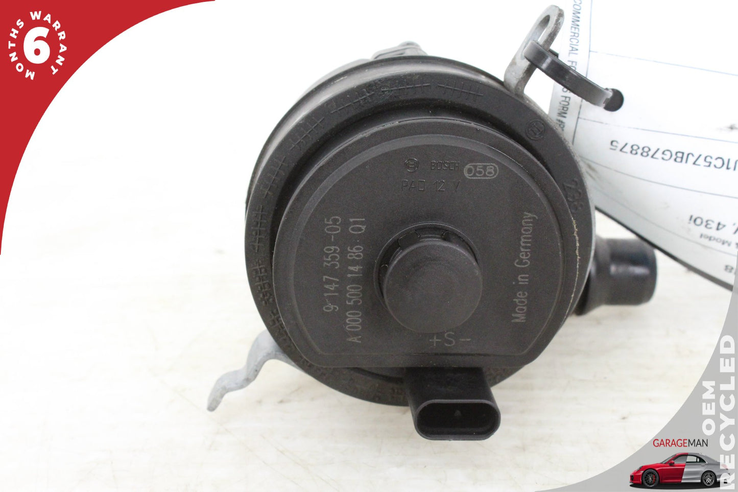 2017-2021 BMW 430i F36 Sedan Engine Coolant Motor Water Pump 9147359 OEM