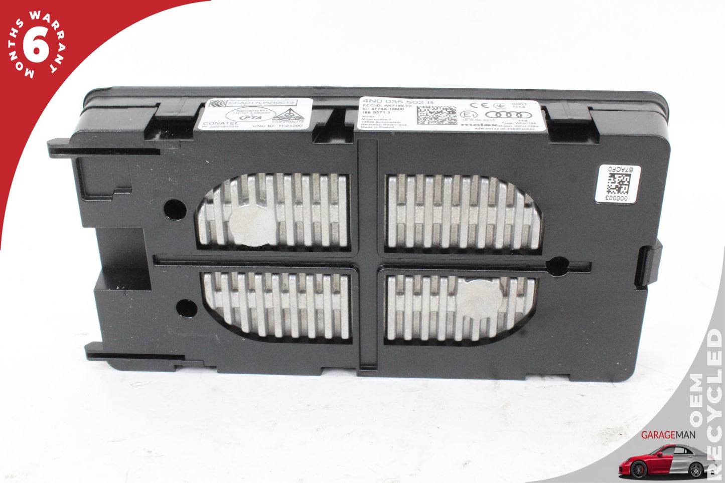 2022-2025 Audi A3 AWD Wireless Phone Charging Pad 4N0035502B OEM