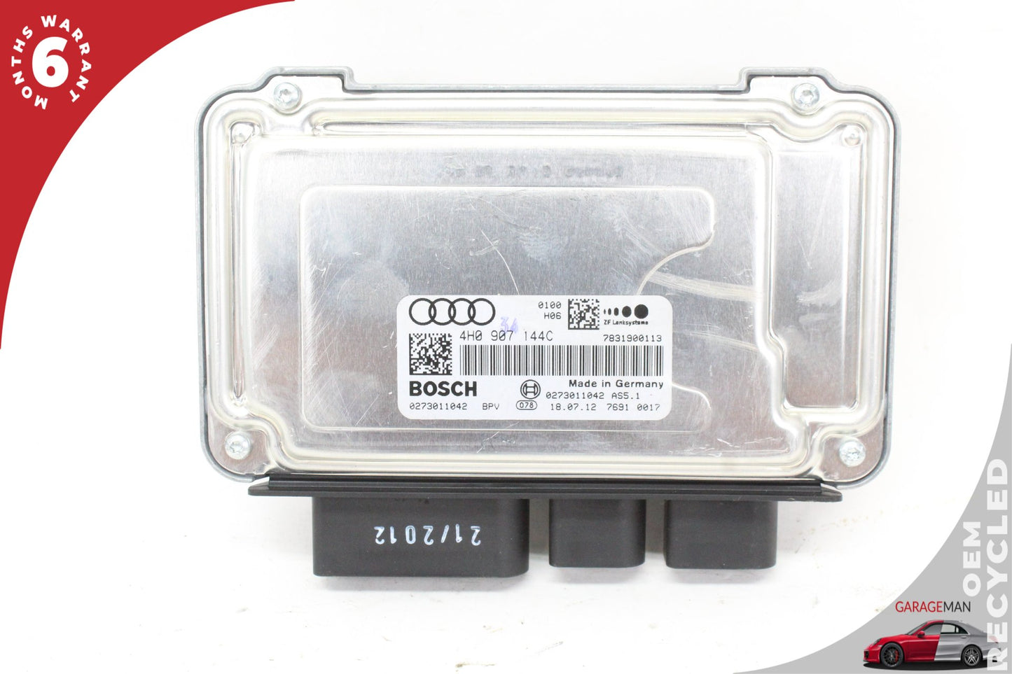 2013-2018 Audi A8 S8 Power Steering Control Module Unit Bosch 4H0907144C OEM