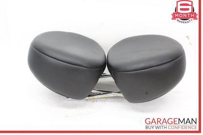 2007-2013 Mini Cooper Front Left and Front Right Side Seat Head Rest Black OEM