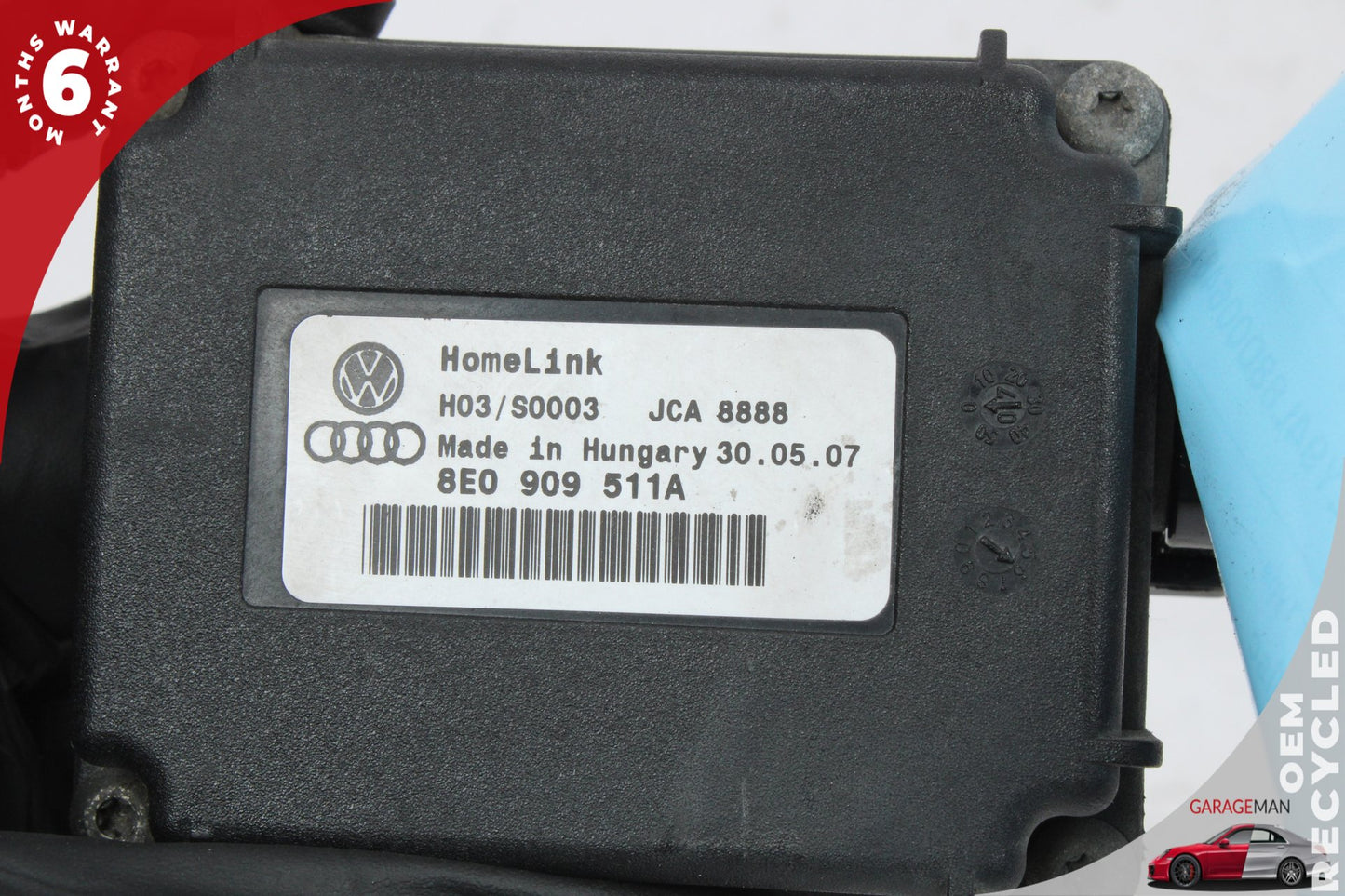 07-09 Audi Q7 SUV HomeLink Garage Door Opener Control Module 8E0909511A Genuine