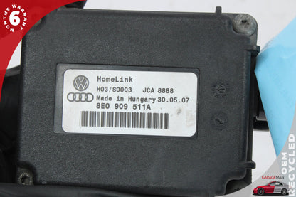 07-09 Audi Q7 SUV HomeLink Garage Door Opener Control Module 8E0909511A Genuine