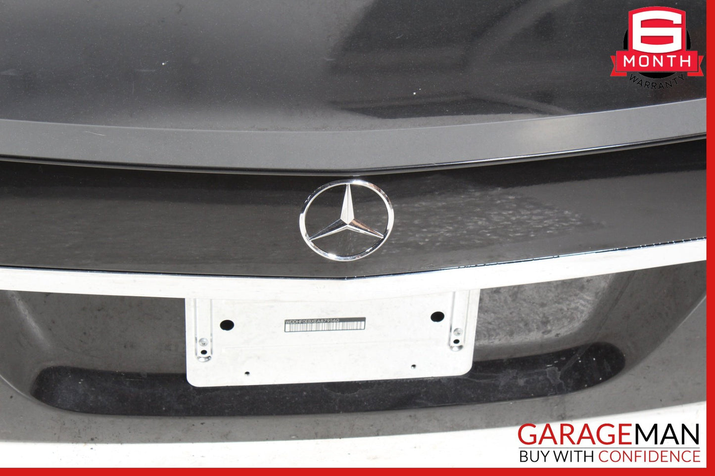 2010-2016 Mercedes W212 E250 Rear Trunk Lid Panel Black Assembly 2127500975 OEM
