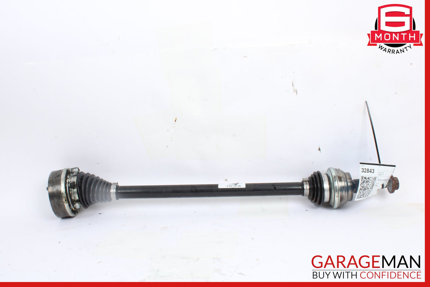 2008-2015 Audi TT 8J Convertible Rear Right Side CV Axle Shaft 1K0501204 OEM