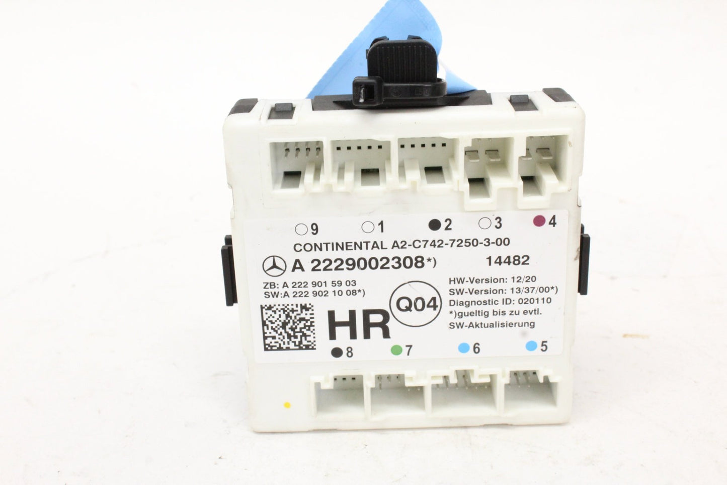 2015-2019 Mercedes-Benz C300 W205 Right Rear Door Control Module 2229002308