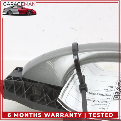 2019-2025 Audi Q3 Rear Right Side Exterior Door Handle Gray Metallic OEM
