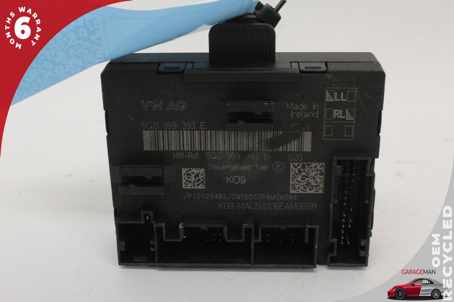 15-20 Audi A3 8V Sedan Window Control Module Front Left 5Q0959395B Genuine