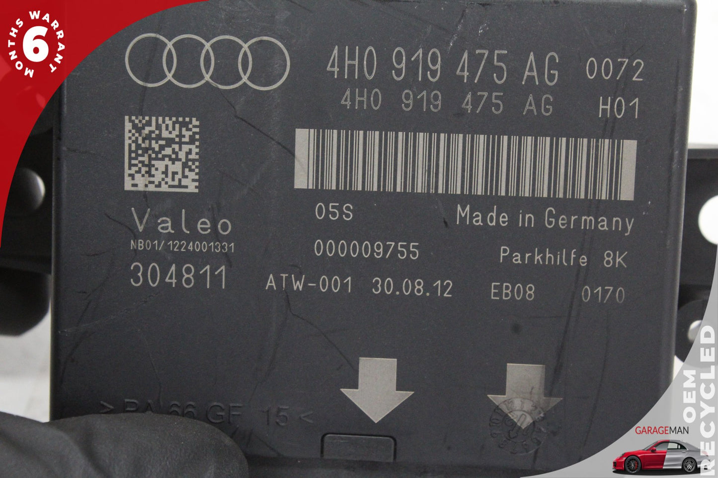 2011-2018 Audi A8 Parking Assist Control Module 4H0919475 OEM