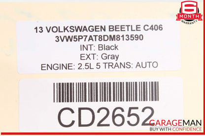 2012-2019 Volkswagen Beetle Rear Bench Lower Seat Cushion 5C5885405AE OEM