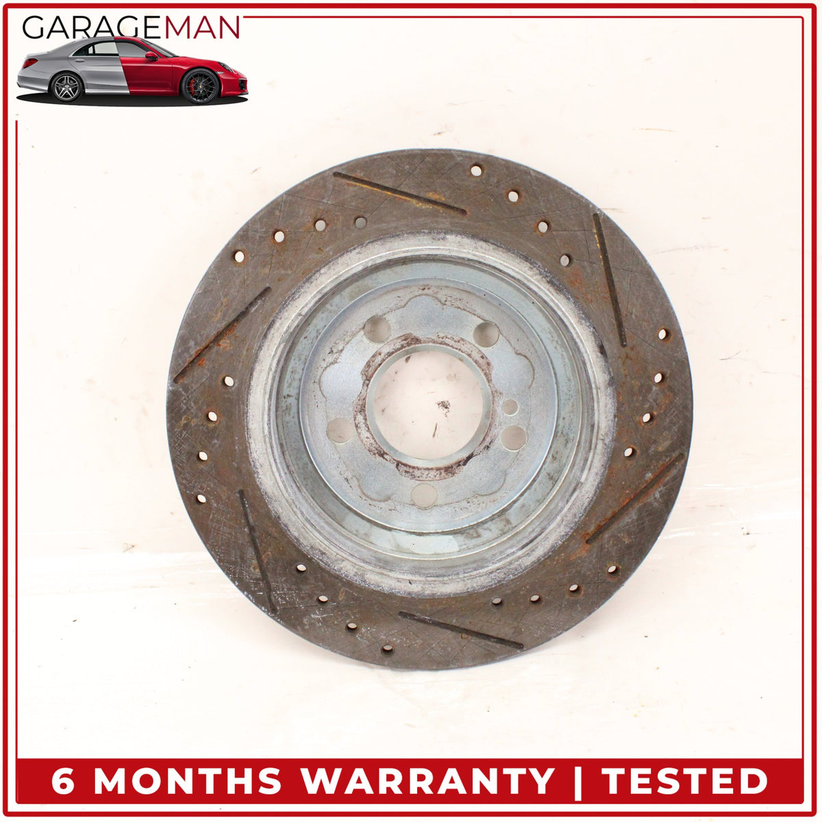 2003-2006 Mercedes R230 SL500 Rear Left and Right Side Brake Rotor Disc Set OEM