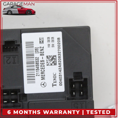 2006-2011 Mercedes W219 CLS550 BCM Body Control Module Unit 2115458532 OEM