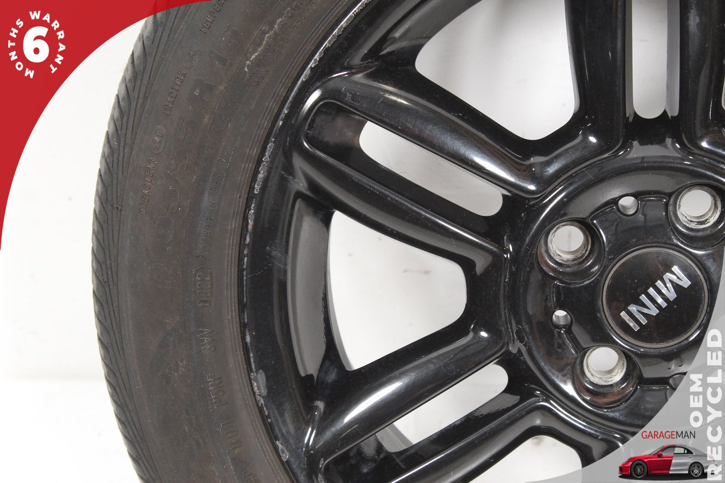 2011-2015 Mini Cooper Front or Rear Wheel Rim w/ Tire 6.5JX16H2 ET48 6791940 OEM