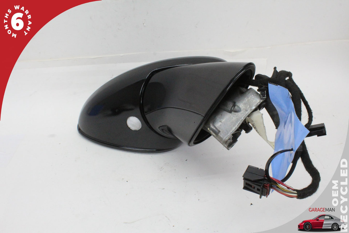 2011-2014 Porsche Cayenne 958 Front Right Side Door Rear View Mirror Black OEM