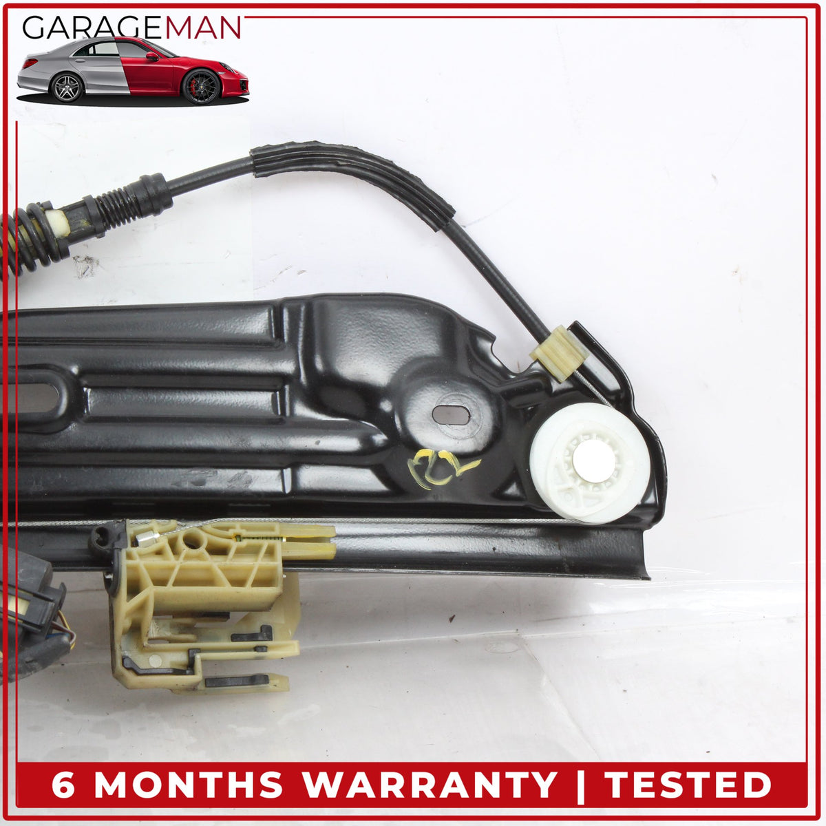 2009-2015 BMW 740i F01 Rear Left Side Window Regulator w/ Motor 70460310 OEM