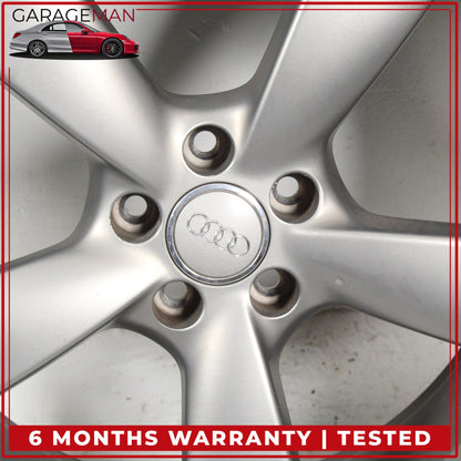 2012-2018 Audi A6 S6 Front or Rear 5 Spoke Wheel Rim w/ Tire 8.5JX20H2 ET45 OEM