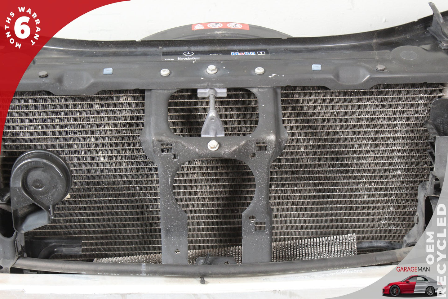 2003-2009 Mercedes-Benz E350 W211 Radiator Support Reinforcement Bar w/ Radiators Assembly 2116200916 OEM